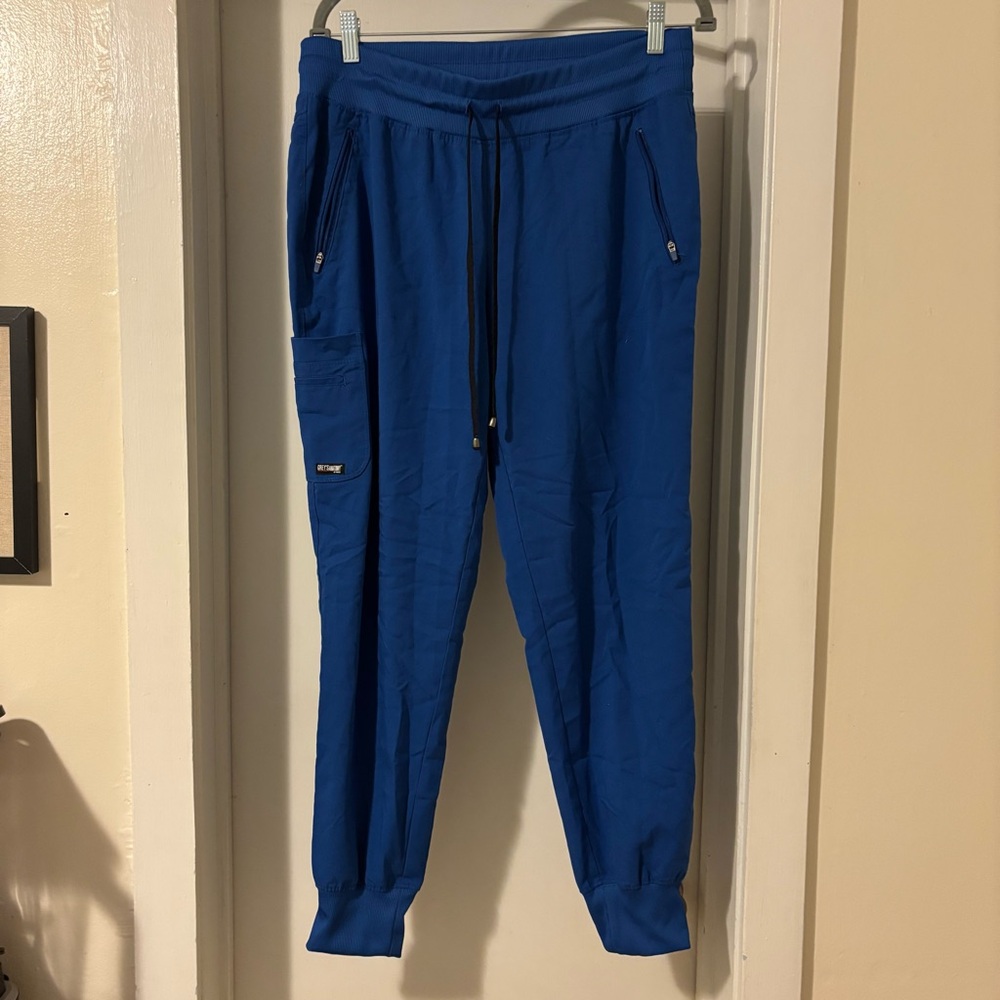 Grey's Anatomy Women’s Blue Jogger Scrub Pants
